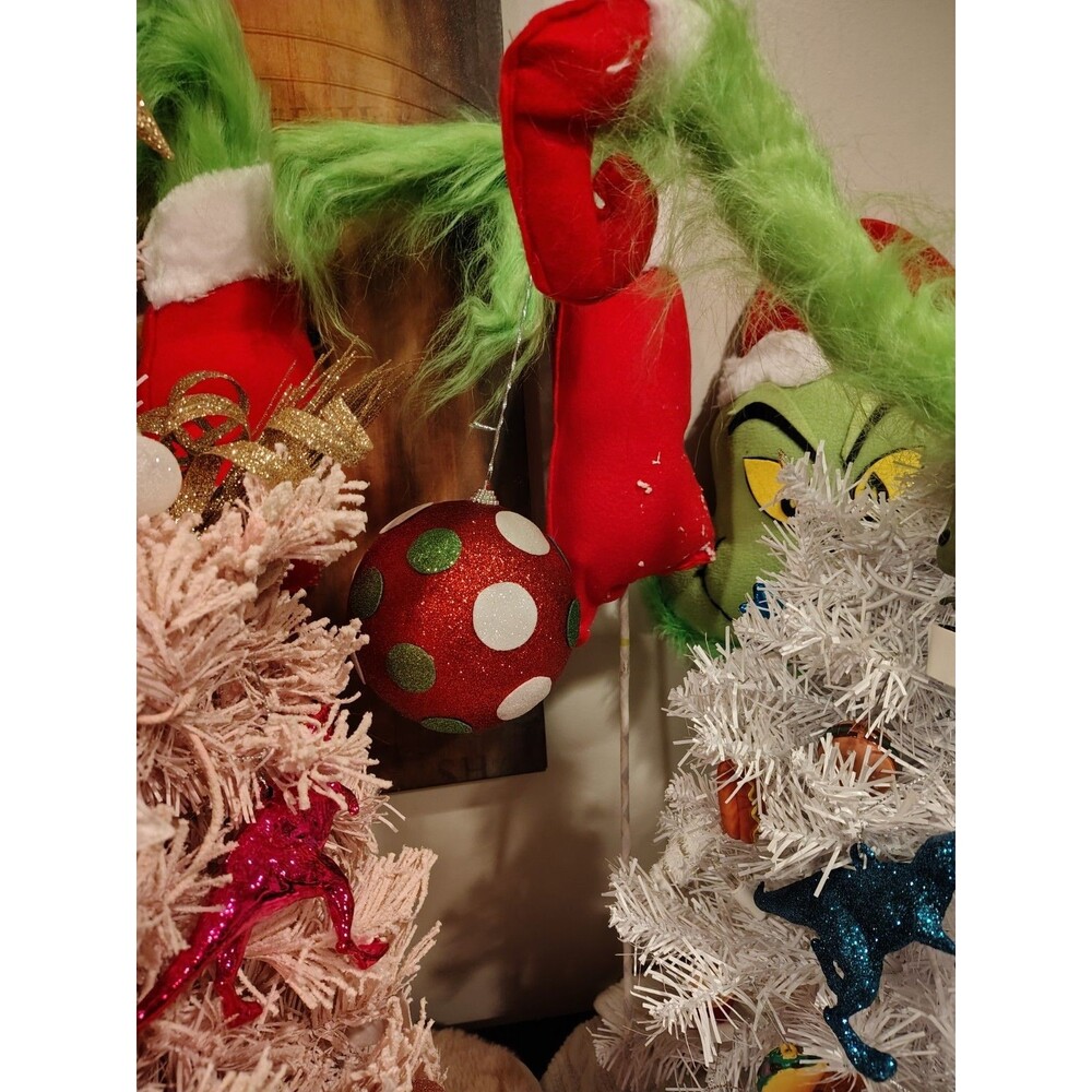 Artificial Topiary Christmas Trees mini set 1-2' Cindy & Grinch, Thing 1,2, & 3 - Picture 9 of 9